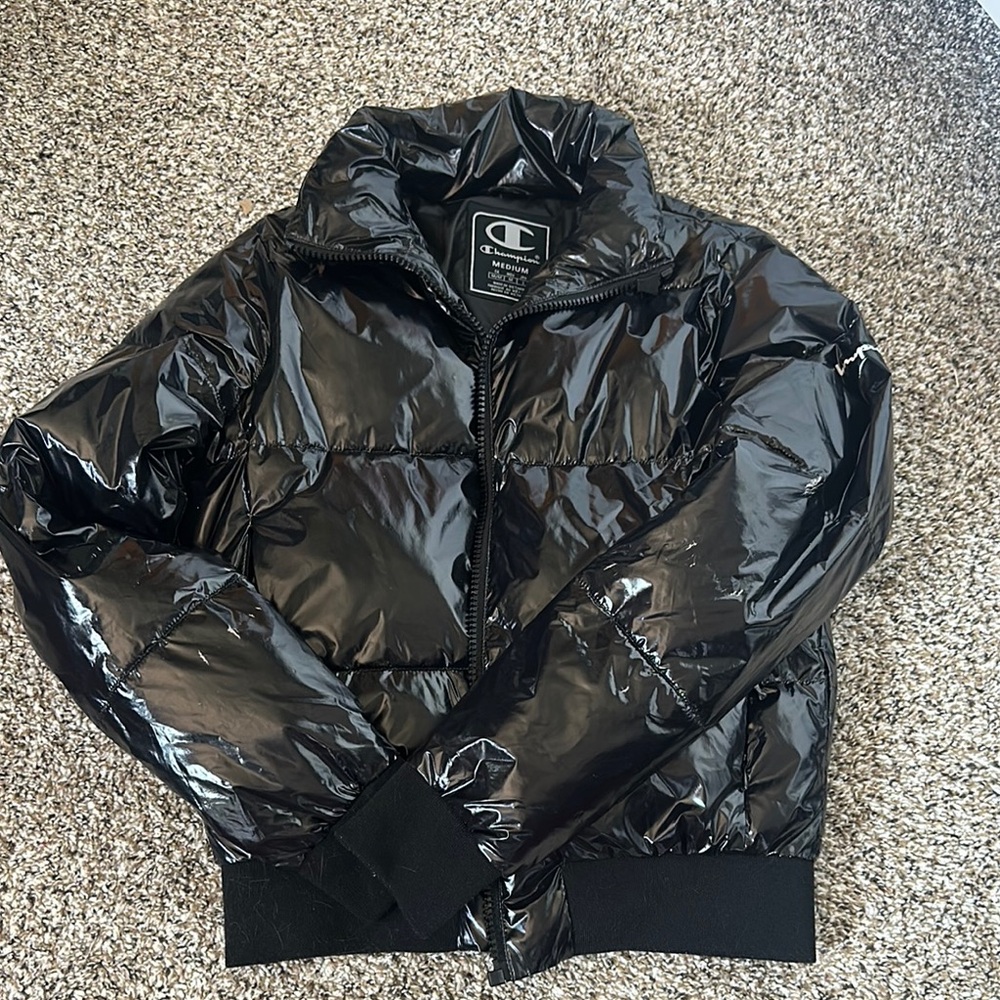 Champion Black Puffer Jacket